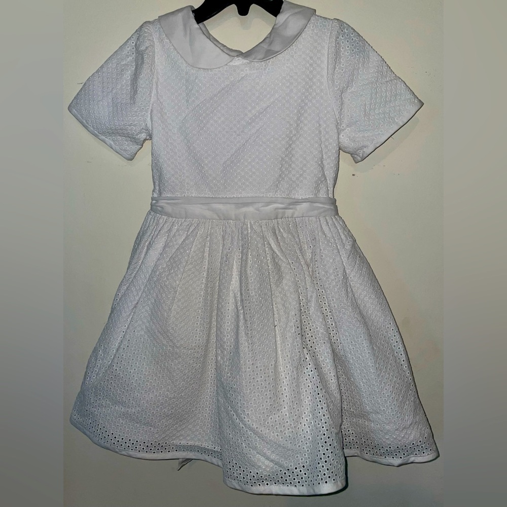 White toddler dress